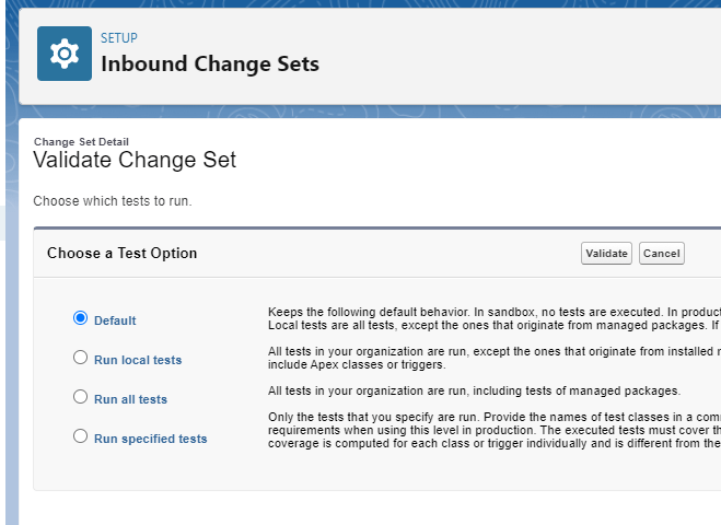 Salesforce Change Management
